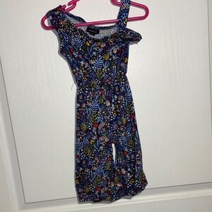 3/$15 Picapino Floral Jumpsuit with leg snap closure